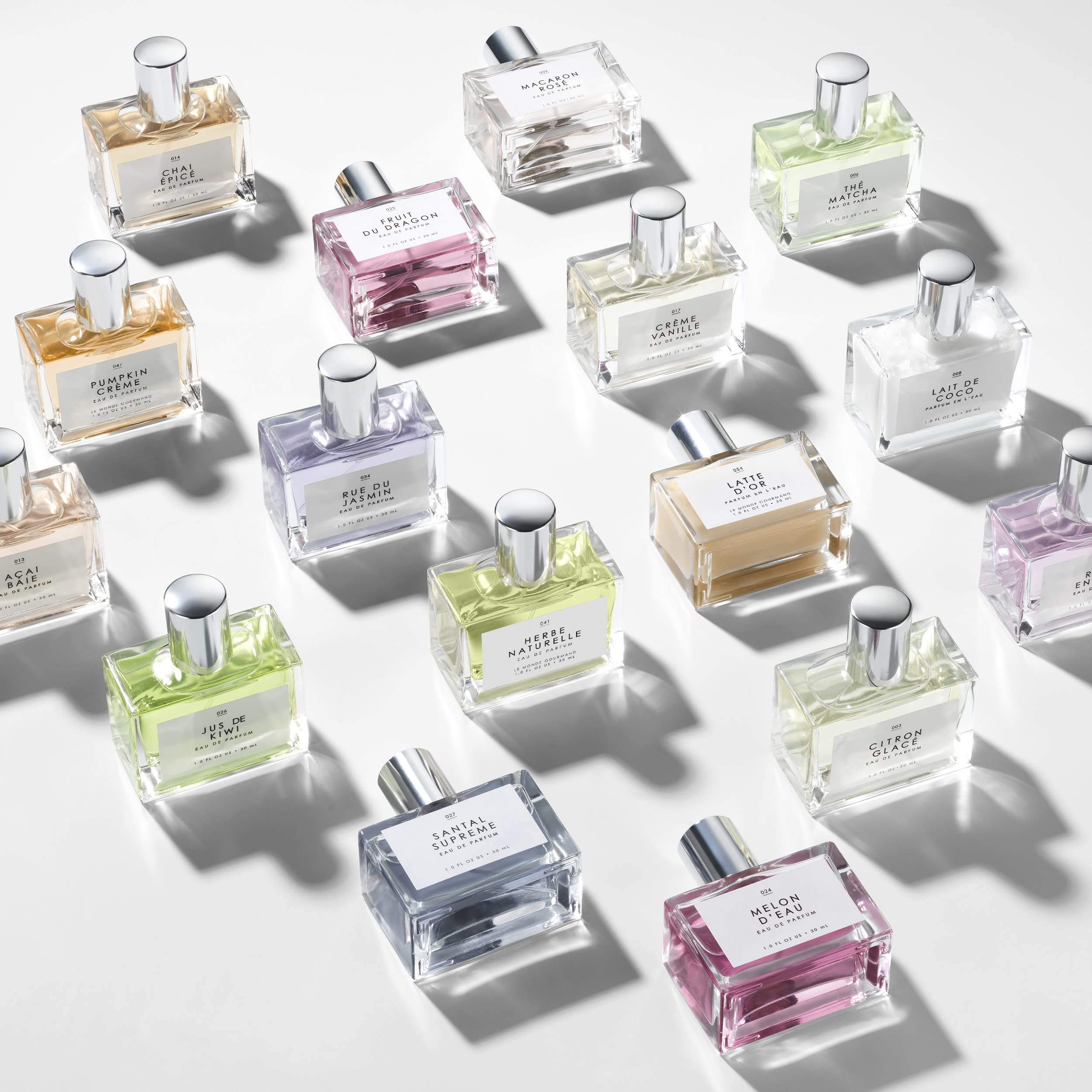 Packaging display of Latte D'or emphasizes vegan and cruelty-free branding.