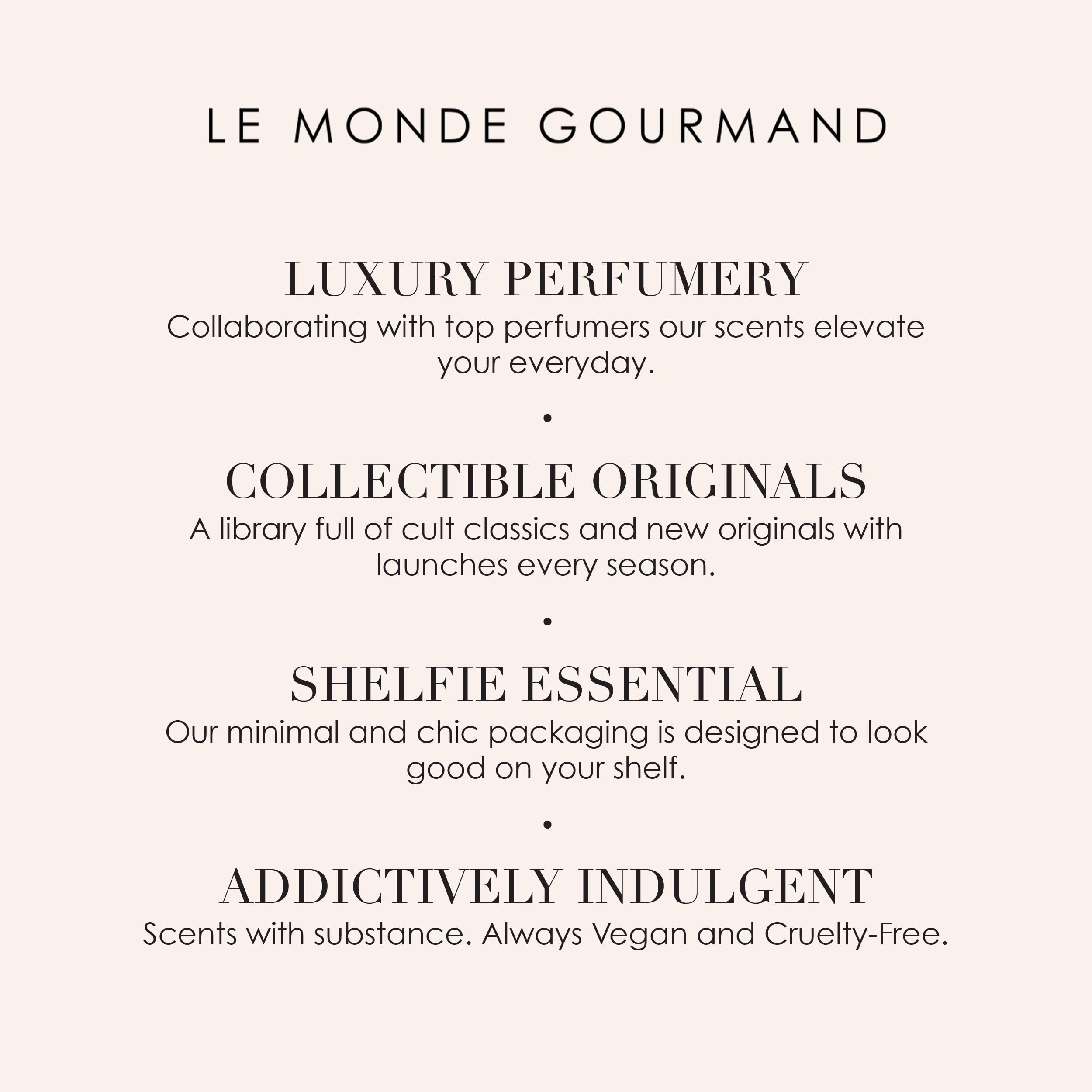 Le Monde Gourmand Miel Bourbon layering idea with vanilla moisturizer.