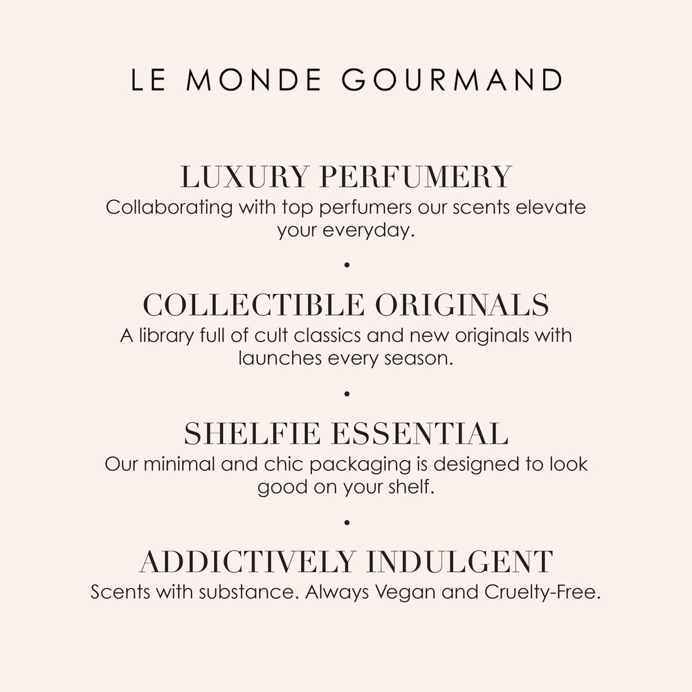 Le Monde Gourmand Miel Bourbon layering idea with vanilla moisturizer.