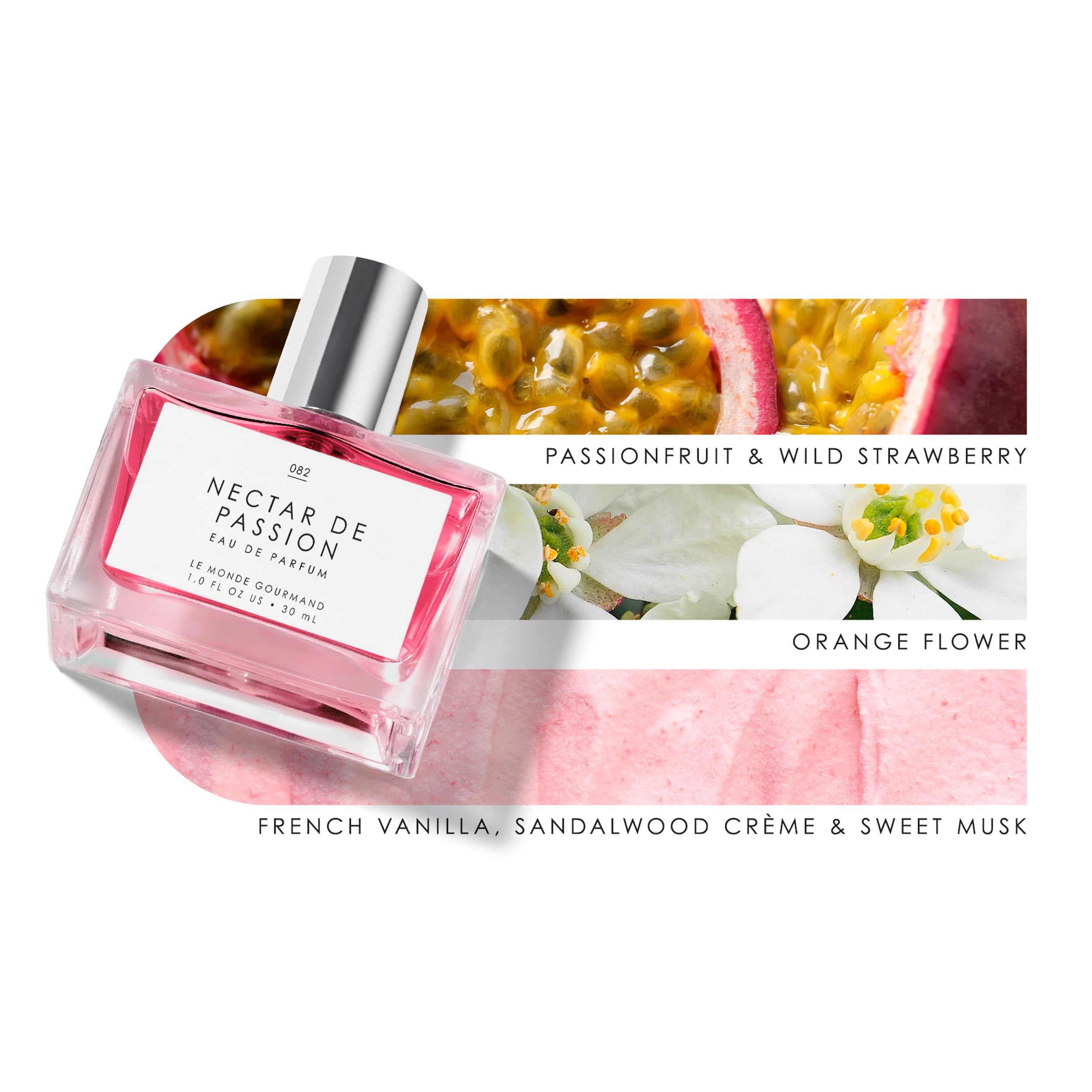 Nectar Passion label emphasizes notes of passionfruit and jasmine
