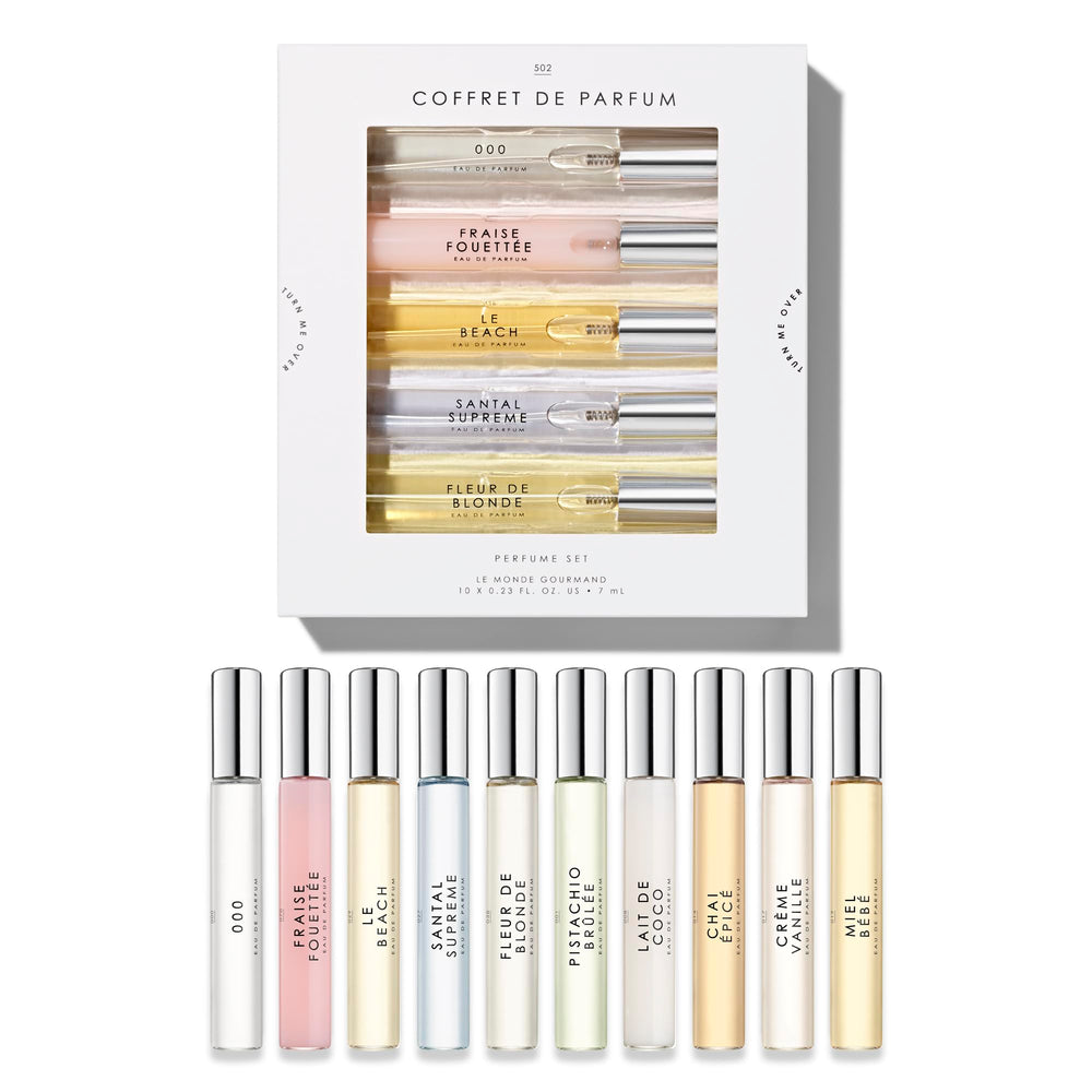 Le Monde Gourmand travel sampler box for women on the move.