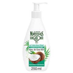 Le Petit Marseillais Coconut Body Milk pump bottle provides fast-absorbing hydration.