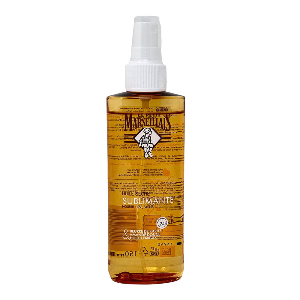 Le Petit Marseillais dry skin oil bottle fast absorption for hydrated, satin skin
