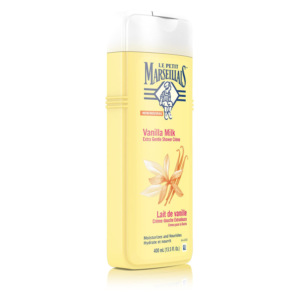 Soft, moisturized skin after using Le Petit Marseillais Vanilla Milk Shower Creme.