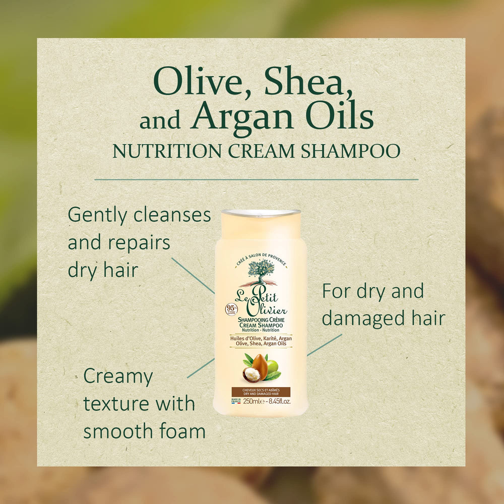 Creamy texture of shampoo creating a gentle foam