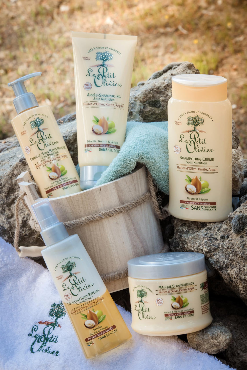 Silicone-free badge on Le Petit Olivier Nutrition Cream Shampoo
