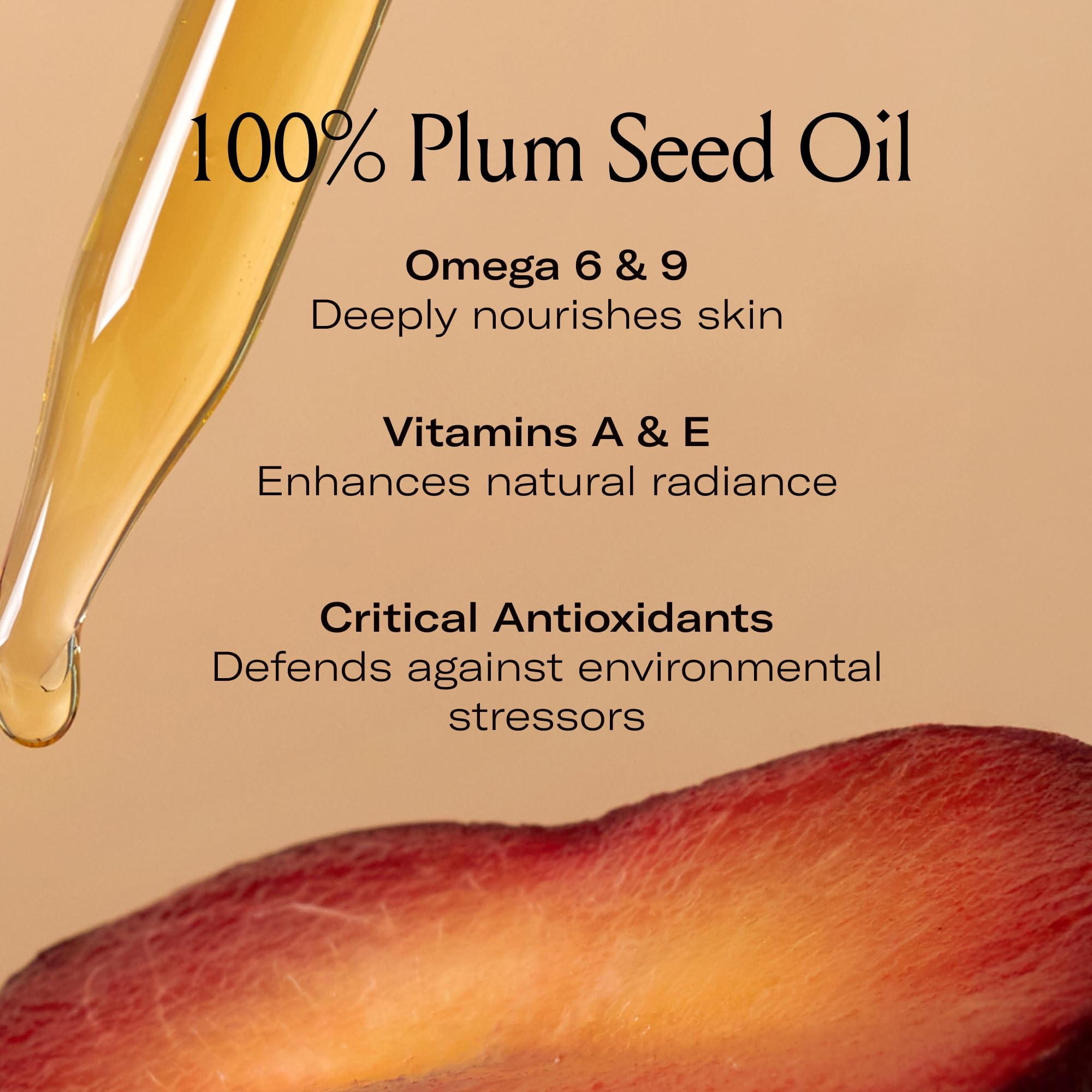 Le Prunier Plum Beauty Oil with antioxidants nourishes and protects the skin barrier