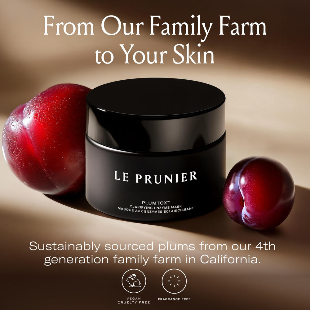 Mask spread on skin demonstrates gentle exfoliation in action