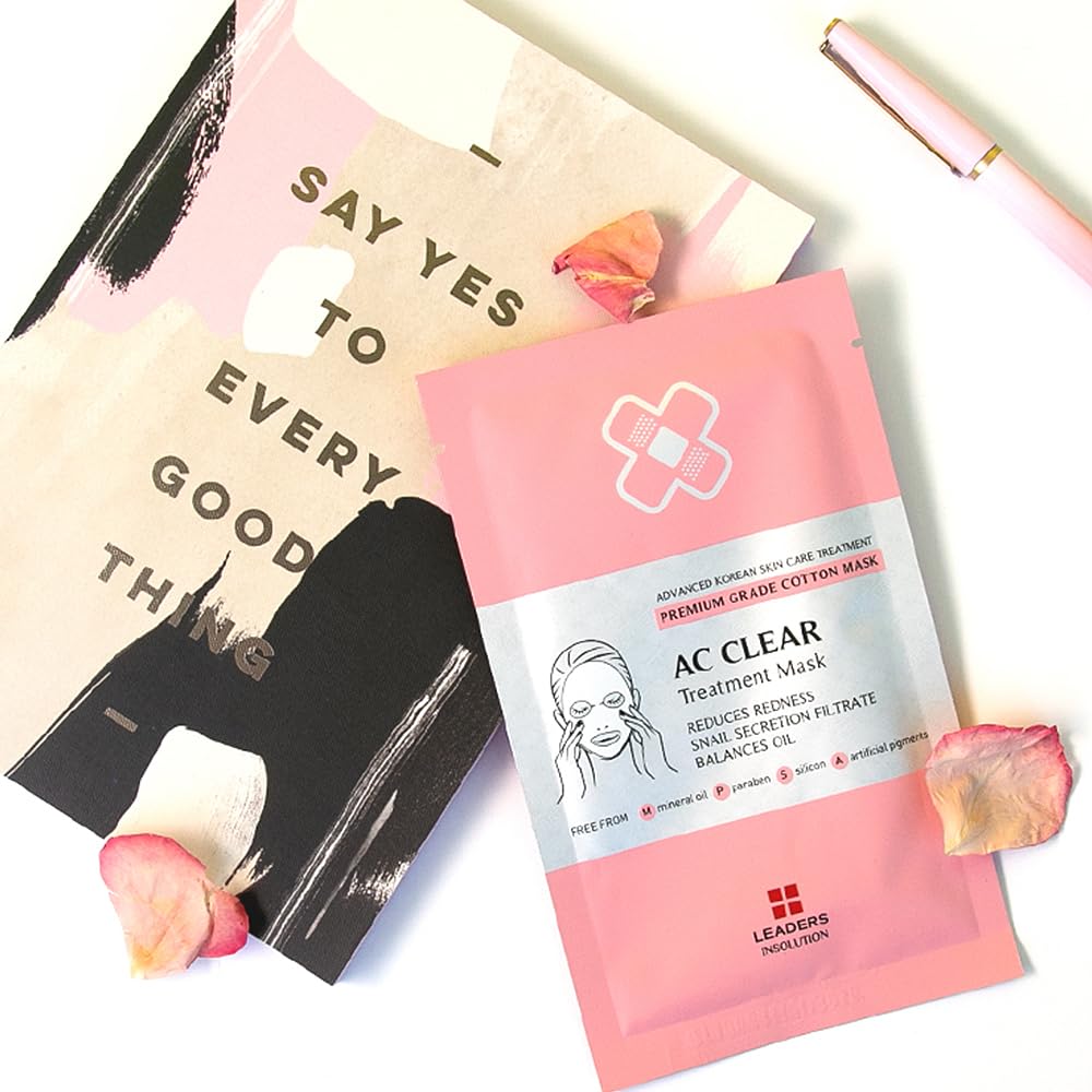 Leaders Insolution AC Clear Skin Clinic Mask balances oil and improves tone.