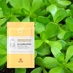 Leaders Insolution mask sheets ready for brightening treatment