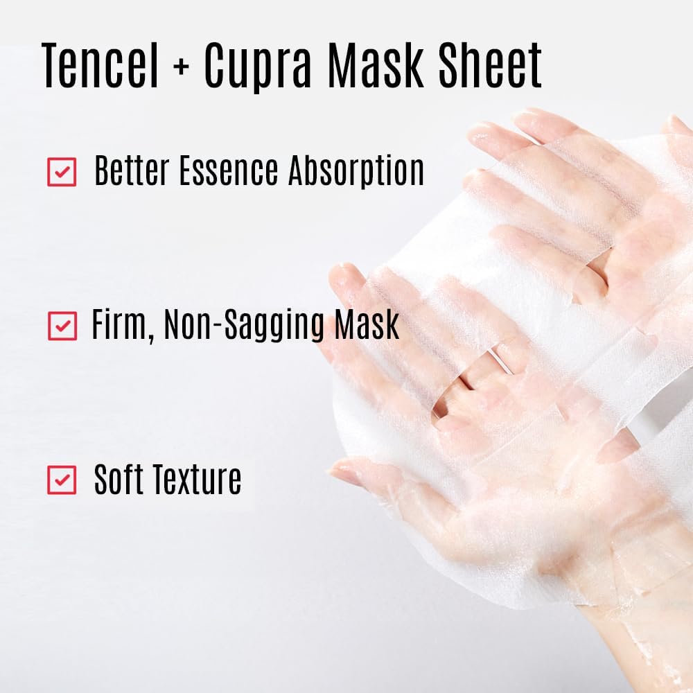 Vitamin A and collagen ingredients in Mediu Amino Lifting Mask close-up.