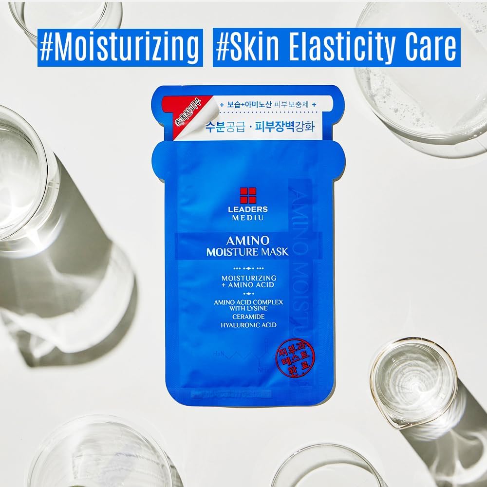 Leaders Insolution Mediu Amino Moisture mask being applied for hydration
