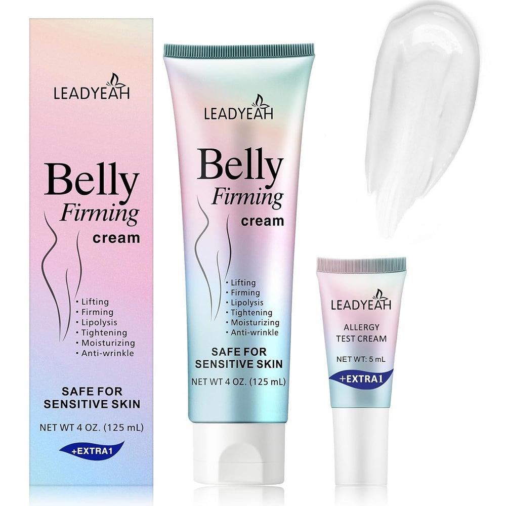 Leadyeah B Flat Belly Firming Cream tube front view for easy use.