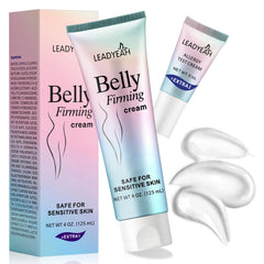 Leadyeah B Flat Belly Firming Cream tube closeup for hydration and smooth skin