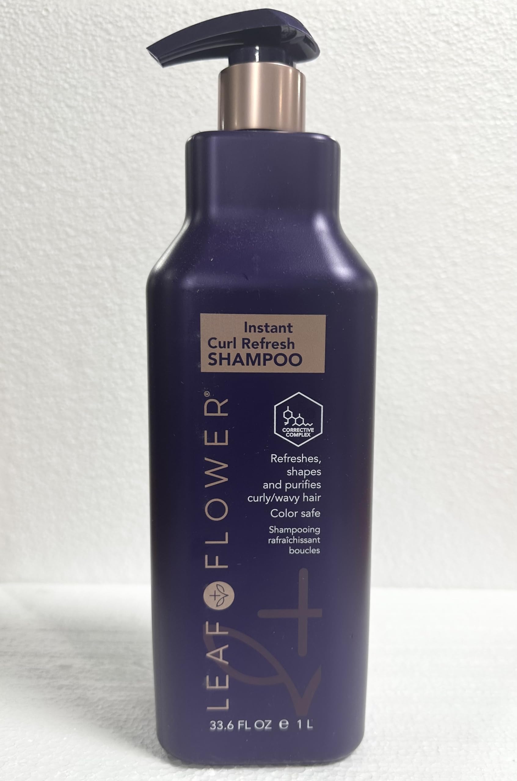 Leaf & Flower duo-pack front view, two bottles together for a complete curl care routine.