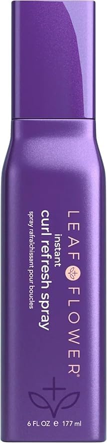 Leaf & Flower Instant Curl Refresh Spray bottle for refreshed curls and hydration