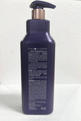 Leaf & Flower shelf-ready packaging shot, highlighting the 33.6 oz duo for extended use.