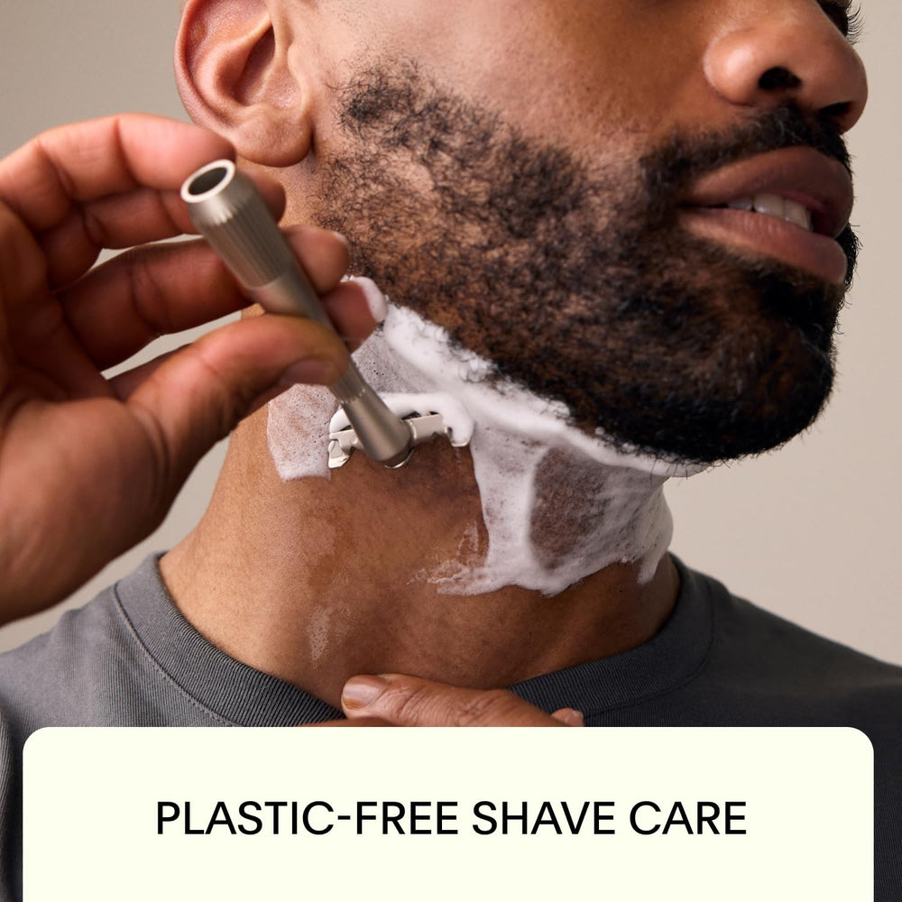 Leaf Shave soap bar no plastic packaging for sustainability