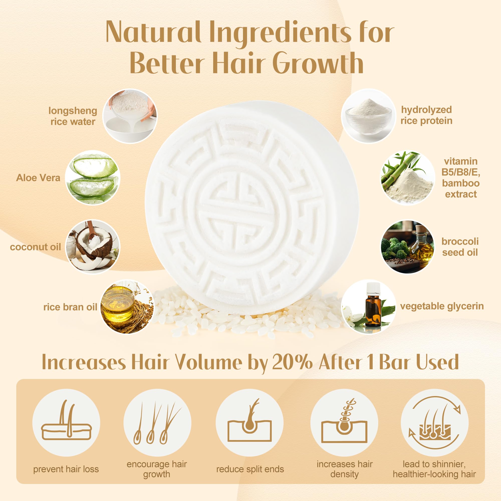 Leafinty Rice Water Shampoo Bar demonstrates gentle cleansing in action.