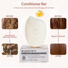 Leafinty rice water shampoo bar lather demonstration highlights cleansing action