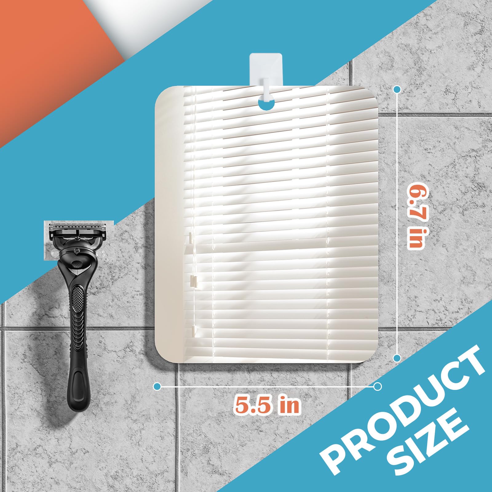LeaOcaao mirror handheld design for versatile use
