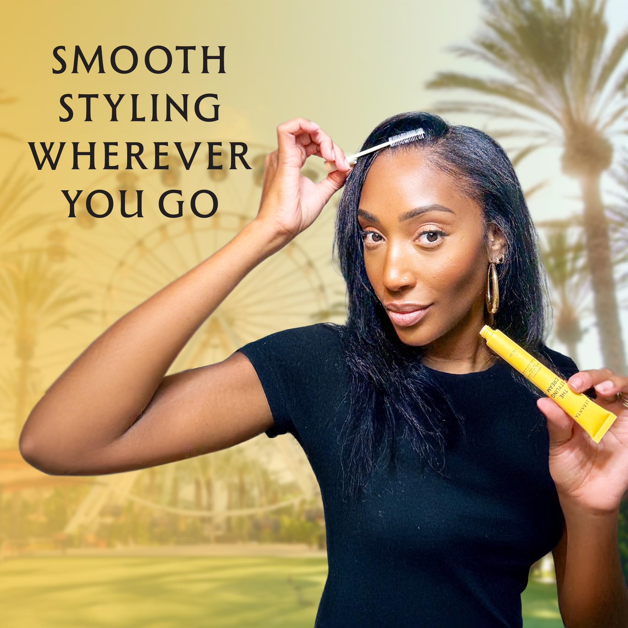 Lebanta Fly Away Stick on-the-go design enables quick touch-ups anytime.