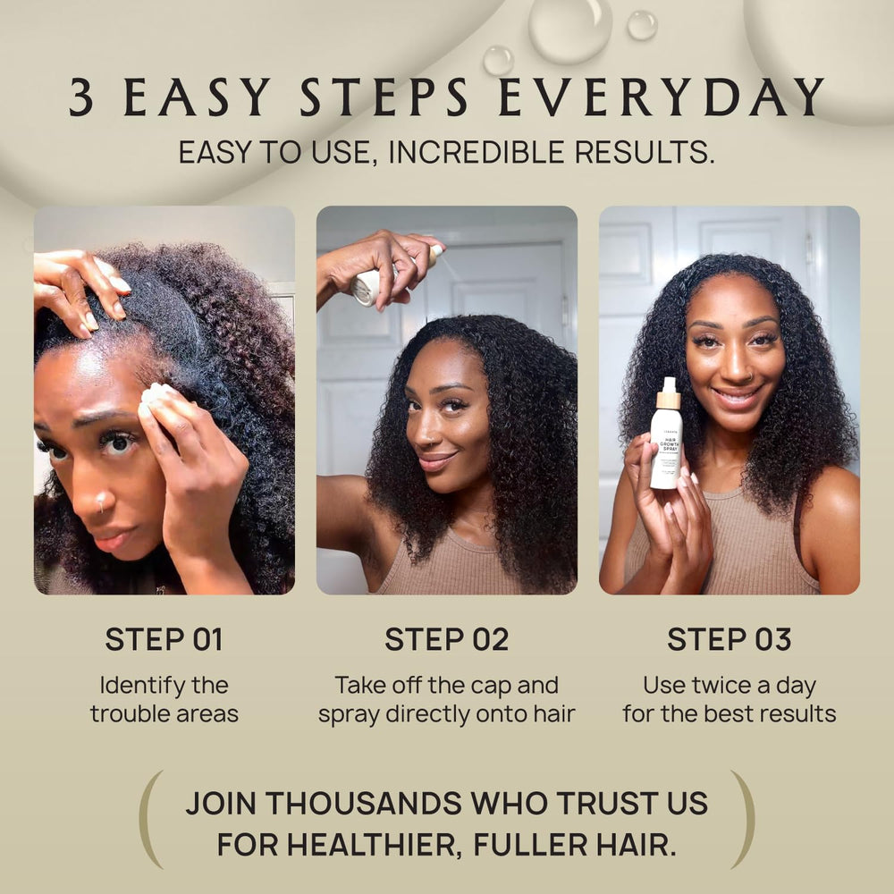 Lebanta organic Batana, Castor, Rosemary and Saw Palmetto ingredients support nourishing scalp health.