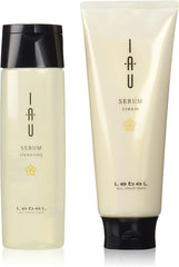 Lebel IAU Serum Cleansing Shampoo 200ml bottle showing gentle cleansing for hair