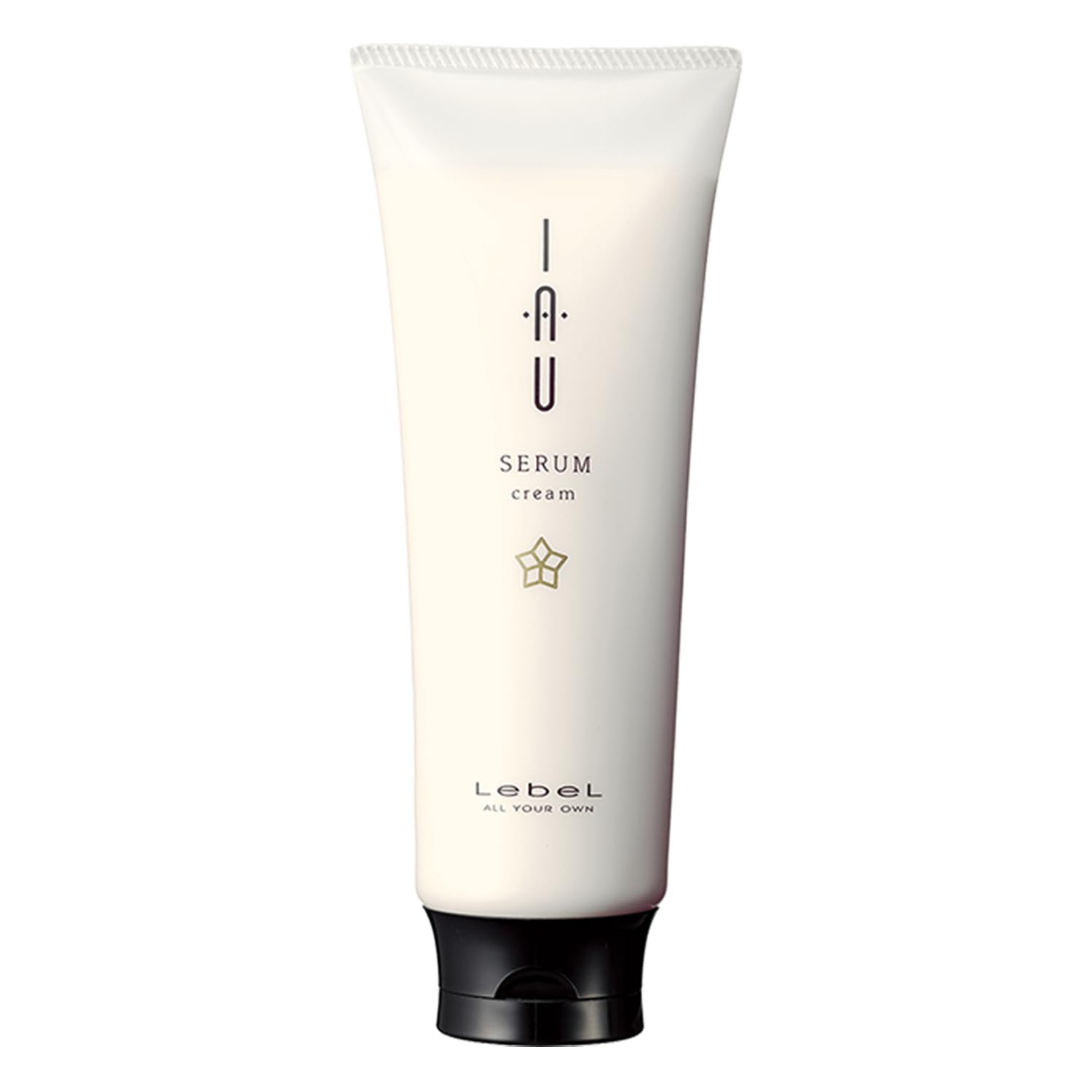Lebel IAU Serum Cleansing Shampoo foamy lather close up highlighting rich cleansing action