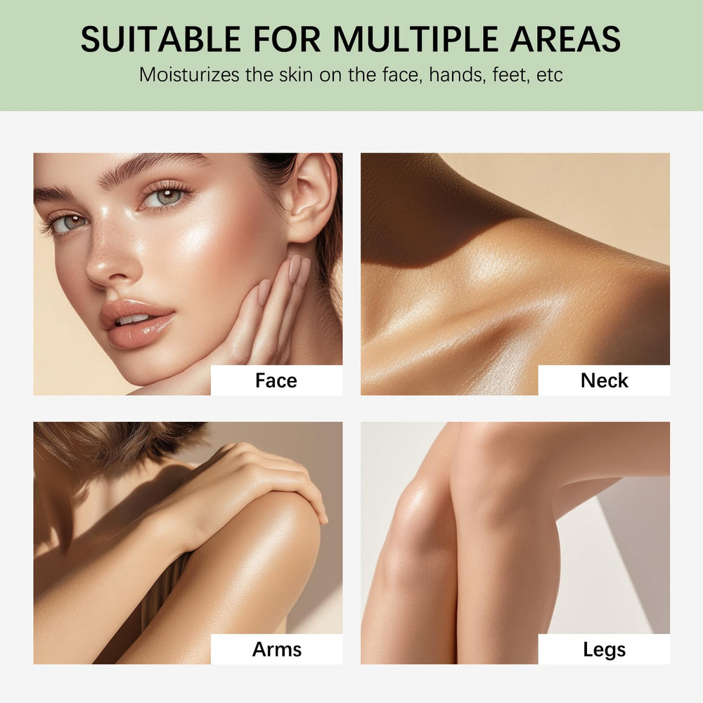 Lecncix moisturizer suitable for all skin types on face and body.
