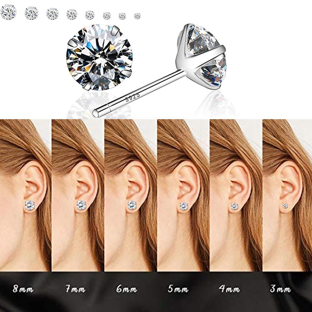 LECIEL gun stud earrings laid out for versatile piercing options.