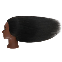 LECIPO 30-inch real hair mannequin supports versatile hairdressing practice