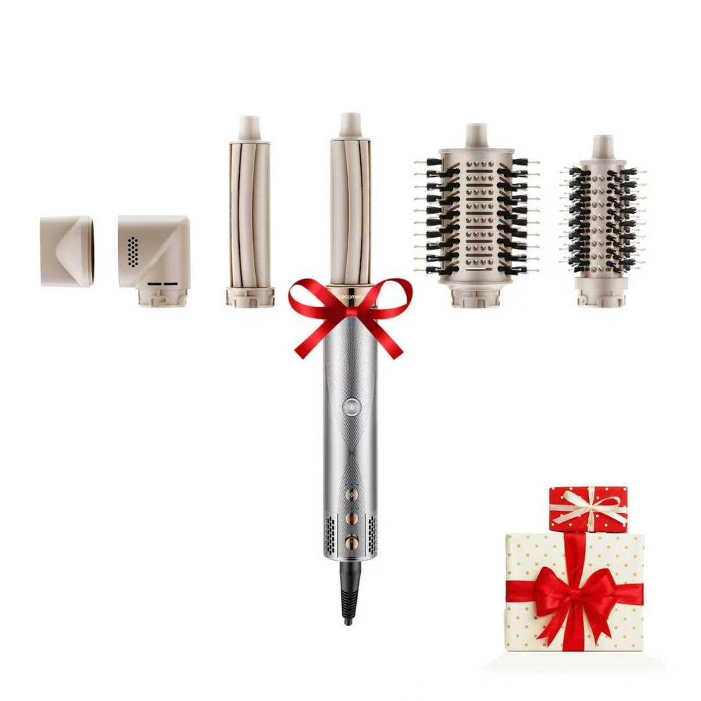 Lecomely AirEdge A3 auto wrap showing effortless at-home curls