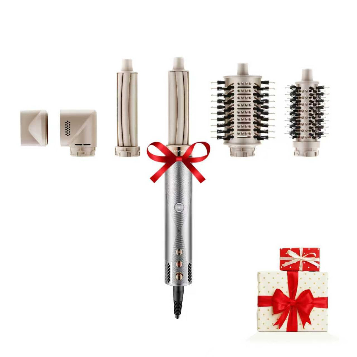 Lecomely AirEdge A3 auto wrap showing effortless at-home curls