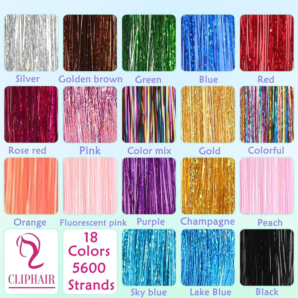 LEDIZE heat-resistant polyester tinsel compatible with styling tools.