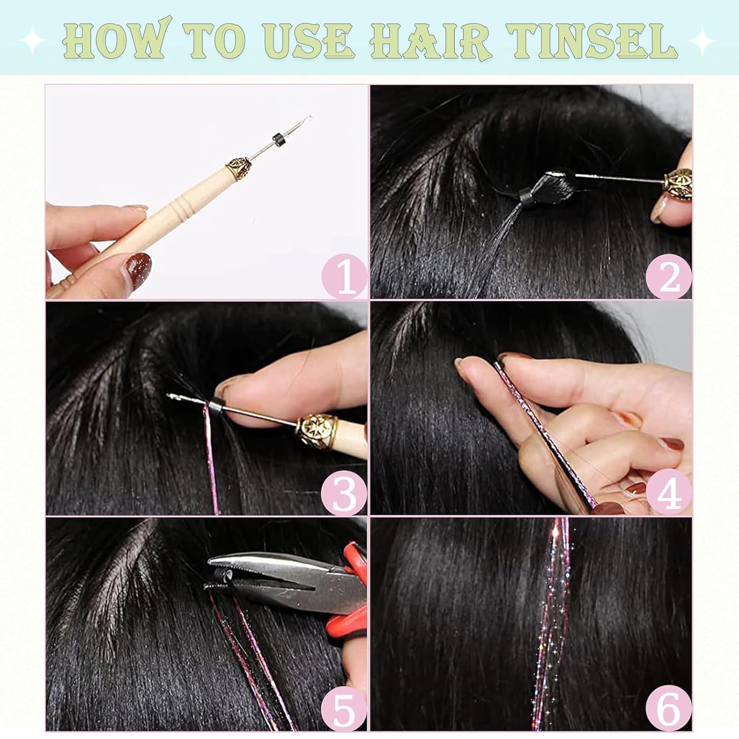 LEDIZE colors ideal for festival or party hairstyles for kids.