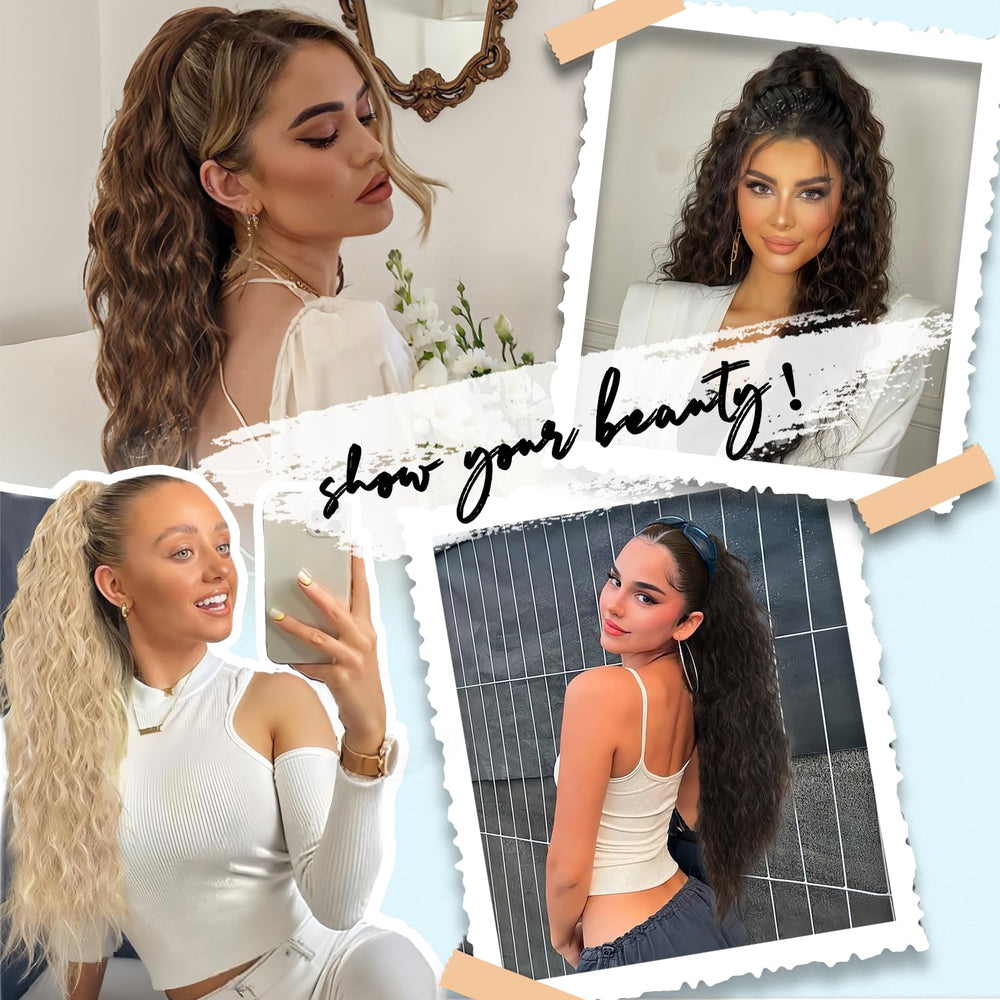 LEDIZE versatile ponytail for weddings, parties, and daily looks.