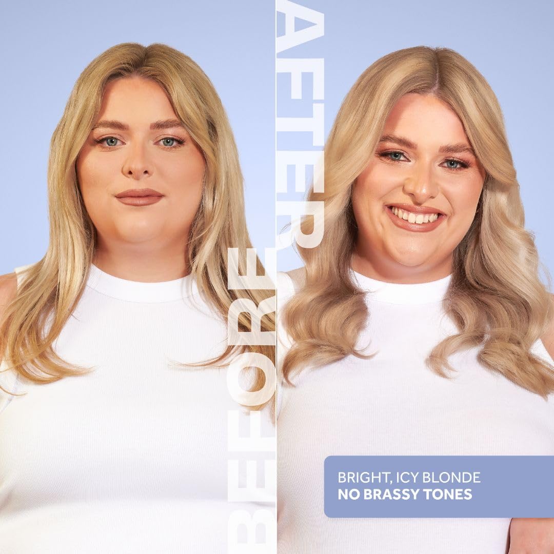 Balayage and ombre hair benefiting from Lee Stafford blue toning shampoo
