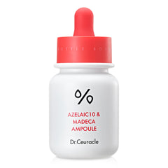 Leegeehaam Ampoule Azélaïque 10% et Madecassoside — flacon clair pour soin ciblé des peaux sensibles.