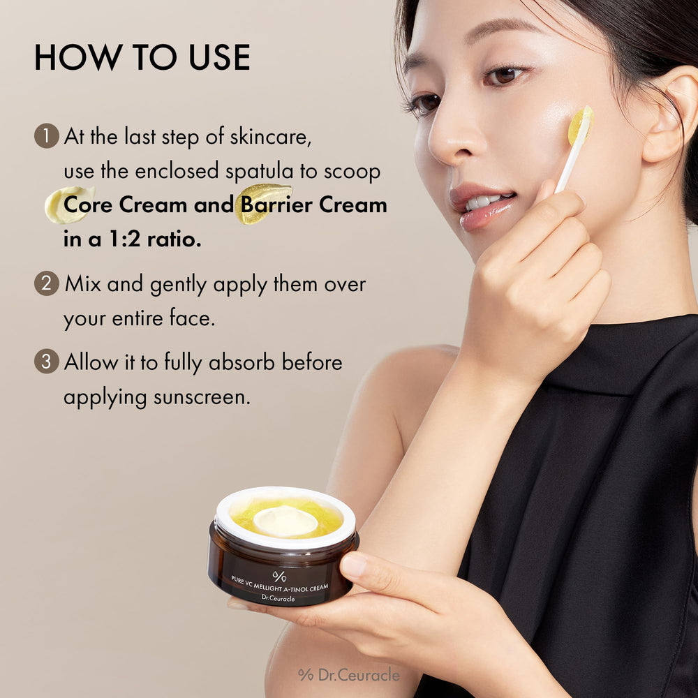 Close-up of Barrier Cream texture and rich, soothing feel.