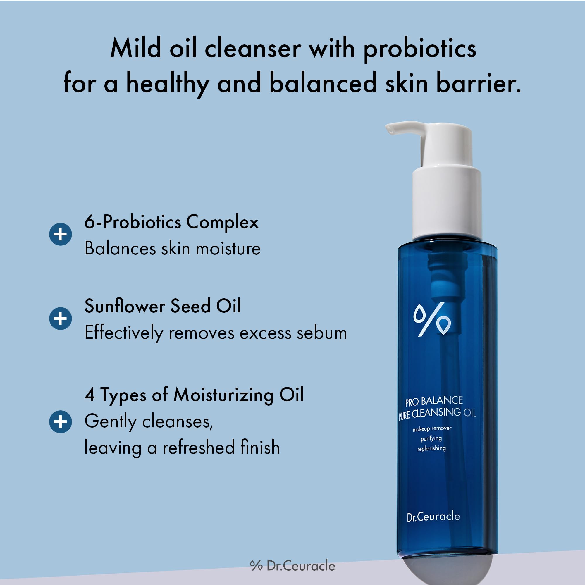 Leegeehaam Dr.Ceuracle Pro Balance Pure Cleansing Oil milky emulsion after water addition