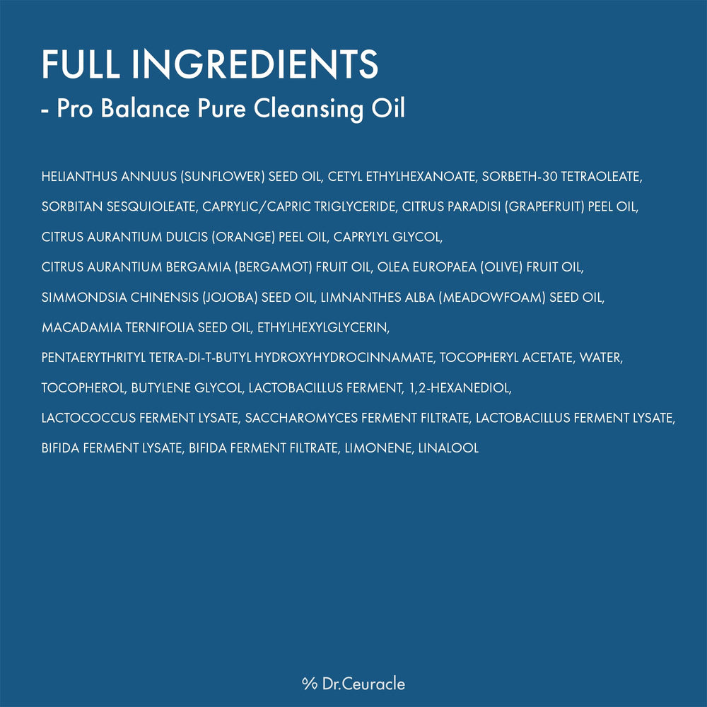 Leegeehaam Dr.Ceuracle Pro Balance Pure Cleansing Oil skin after cleansing looks refreshed