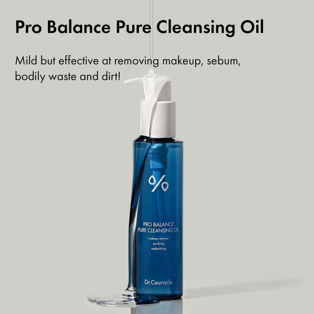 Leegeehaam Dr.Ceuracle Pro Balance Pure Cleansing Oil massage texture aids makeup breakdown