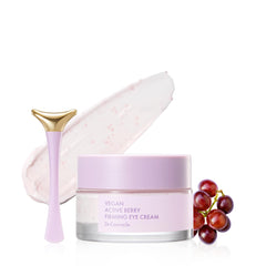 Leegeehaam Dr.Ceuracle vegan active berry eye cream with applicator for cooling, hydrating care.