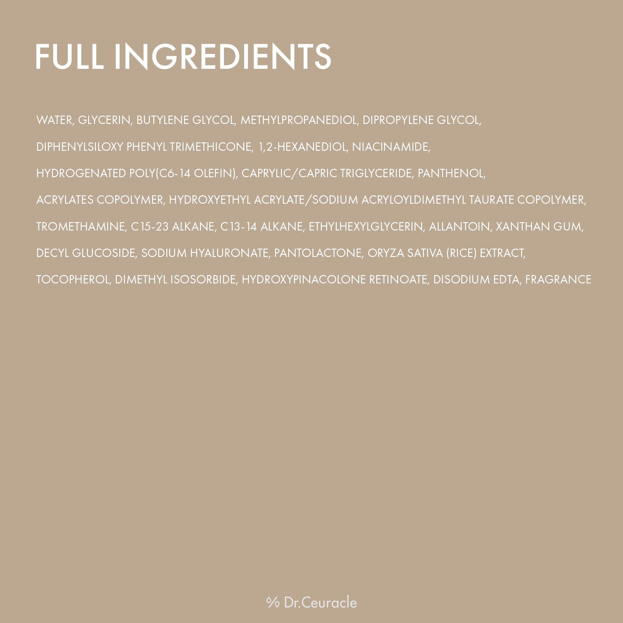 Niacinamide label hints at brightening potential on skin surface in Leegeehaam Dr.Ceuracle product