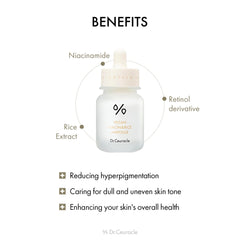 Packaging highlights rice extract and niacinamide for even toned support by Leegeehaam Dr.Ceuracle