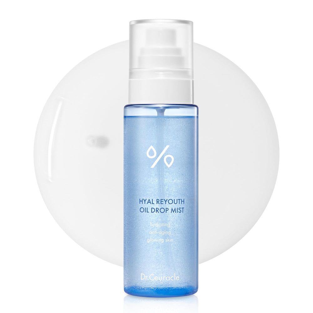 Leegeehaam Hyal Reyouth Oil Drop Mist bottle closeup for premium hydration