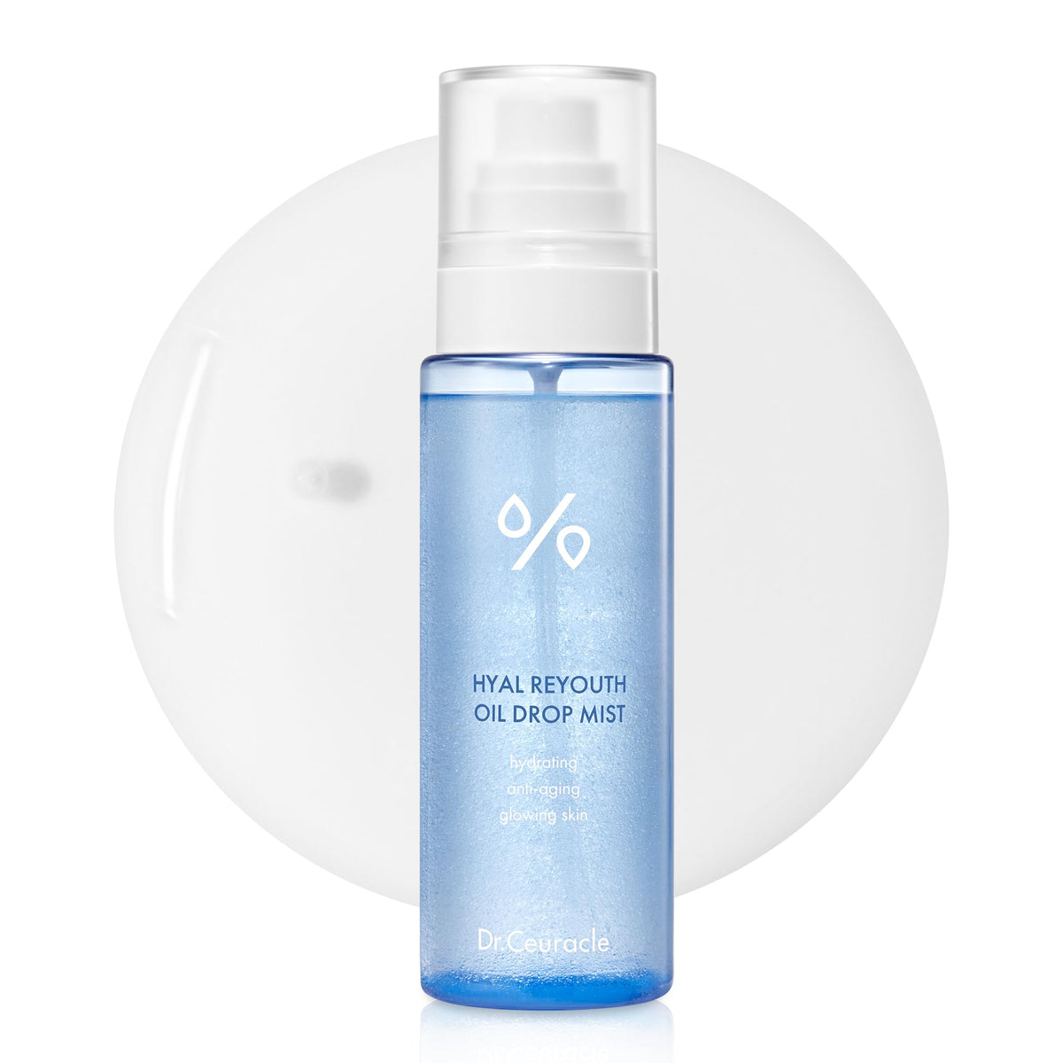 Leegeehaam Hyal Reyouth Oil Drop Mist bottle closeup for premium hydration