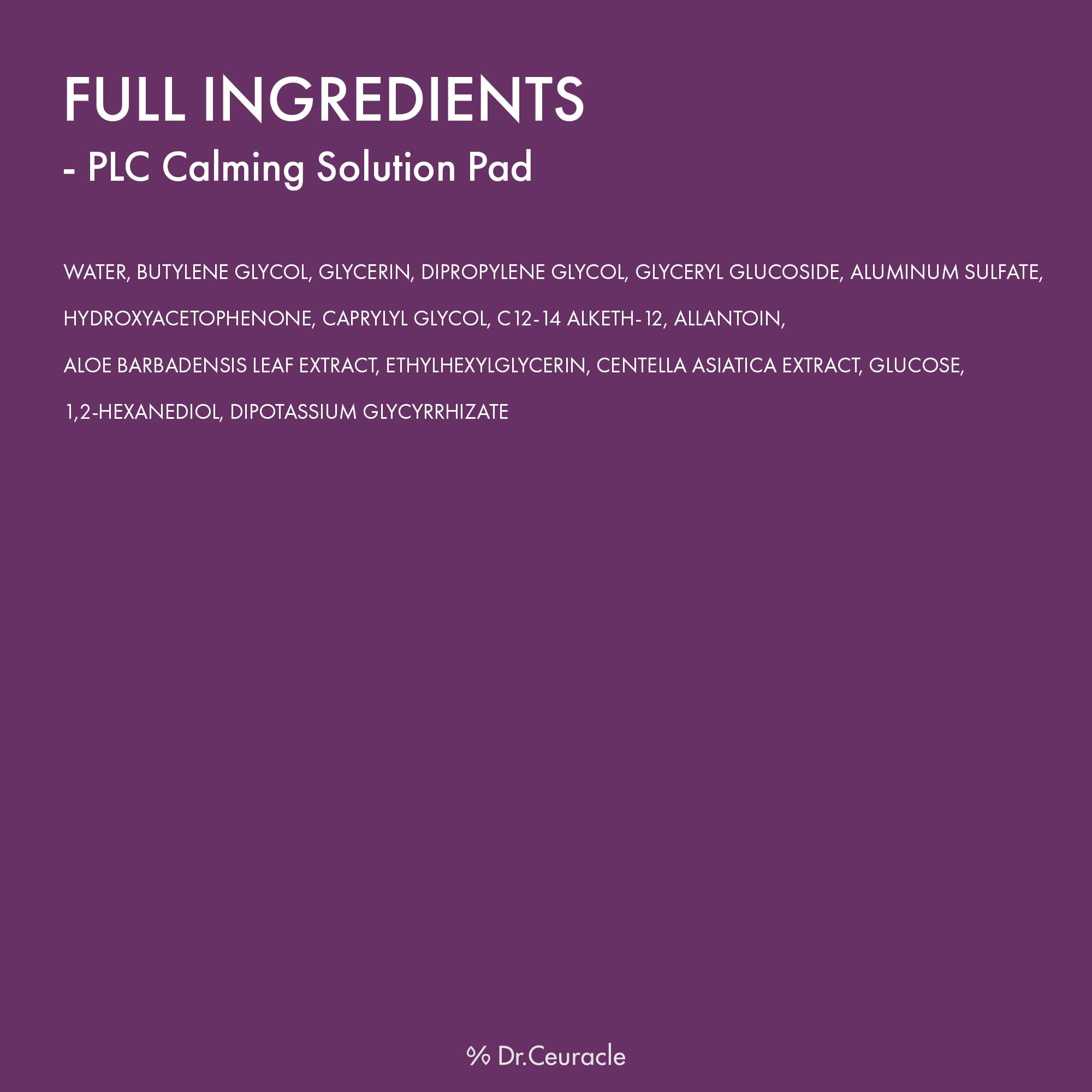 Leegeehaam PLC Calming Pad brand heritage and derma science