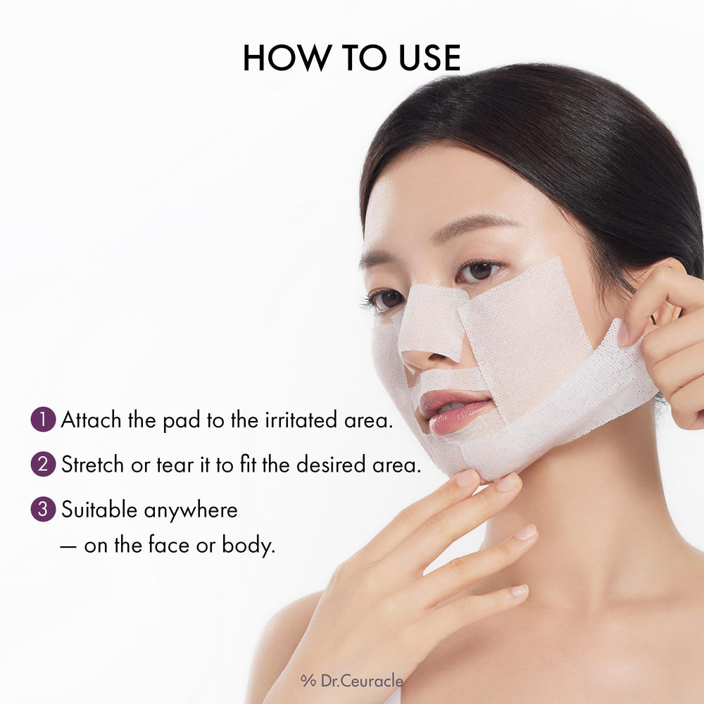 Leegeehaam PLC Calming Pad ingredients illustration focus